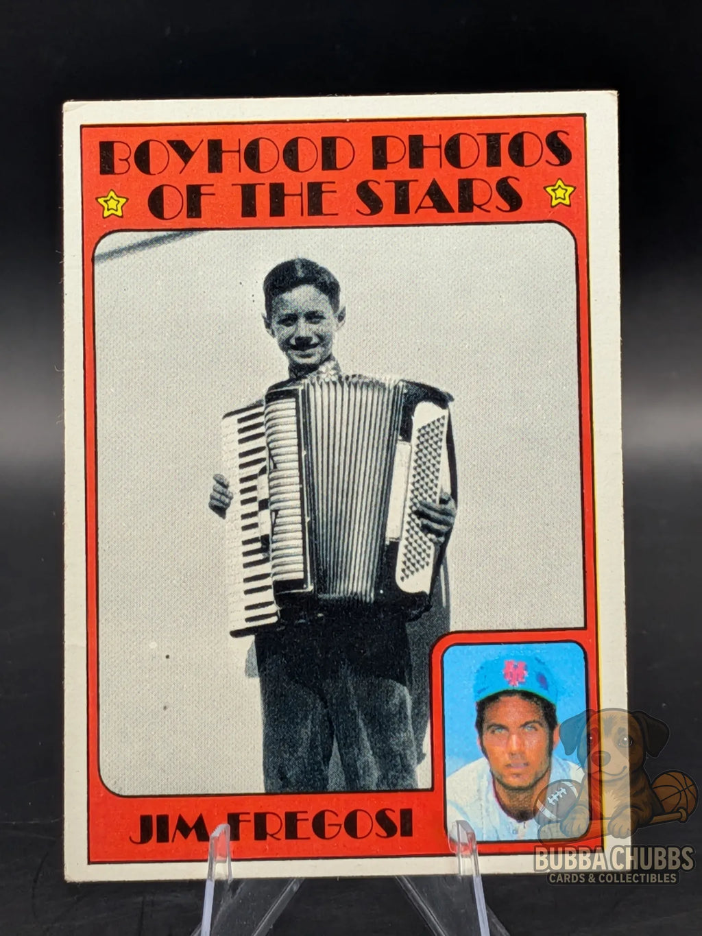 vintage baseball Trading card featuring Jim Fregosi topps chewing gum Boyhood Photos of the Stars insert