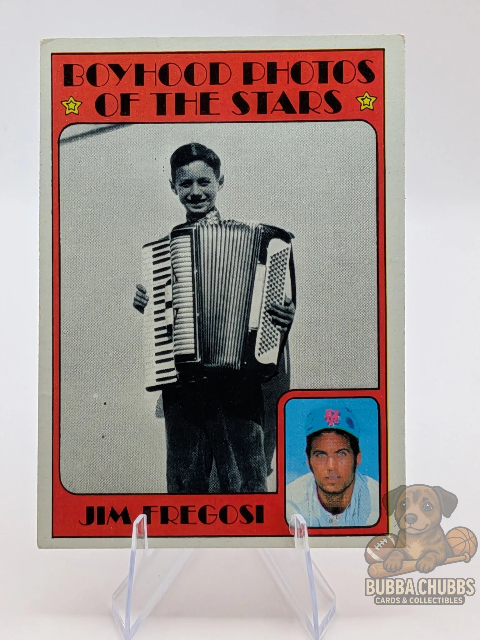 vintage baseball Trading card featuring Jim Fregosi topps chewing gum Boyhood Photos of the Stars insert