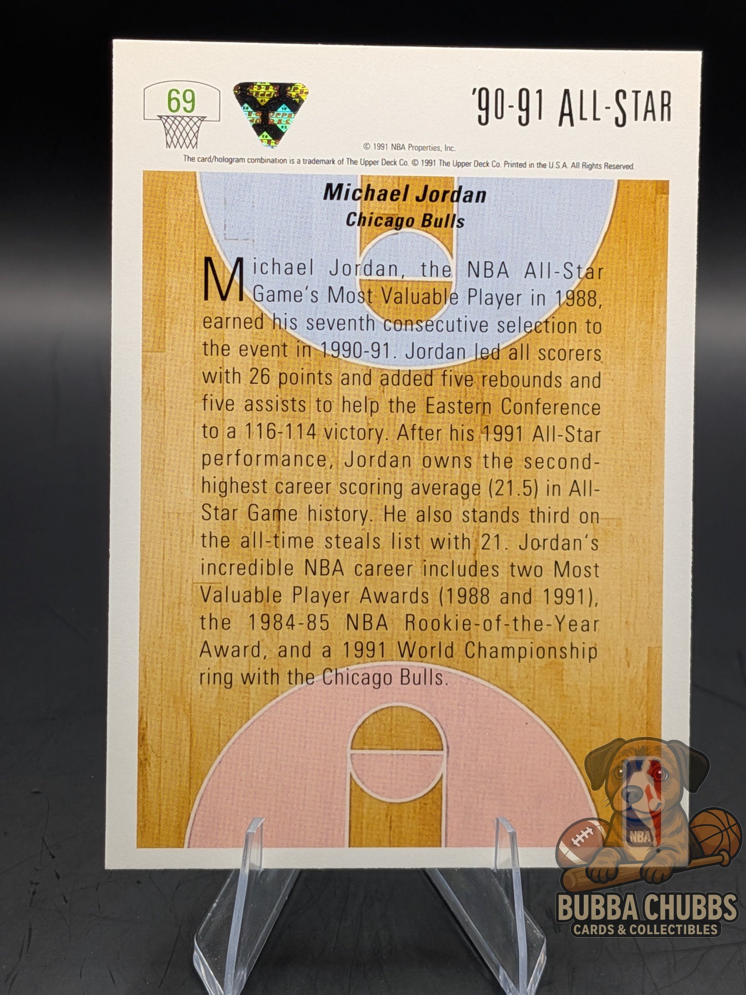 1991-92 Upper Deck Michael Jordan East All-Star #69