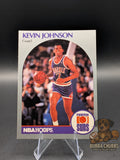 Basketball trading card of Kevin Johnson with Phoenix Suns nba hoops