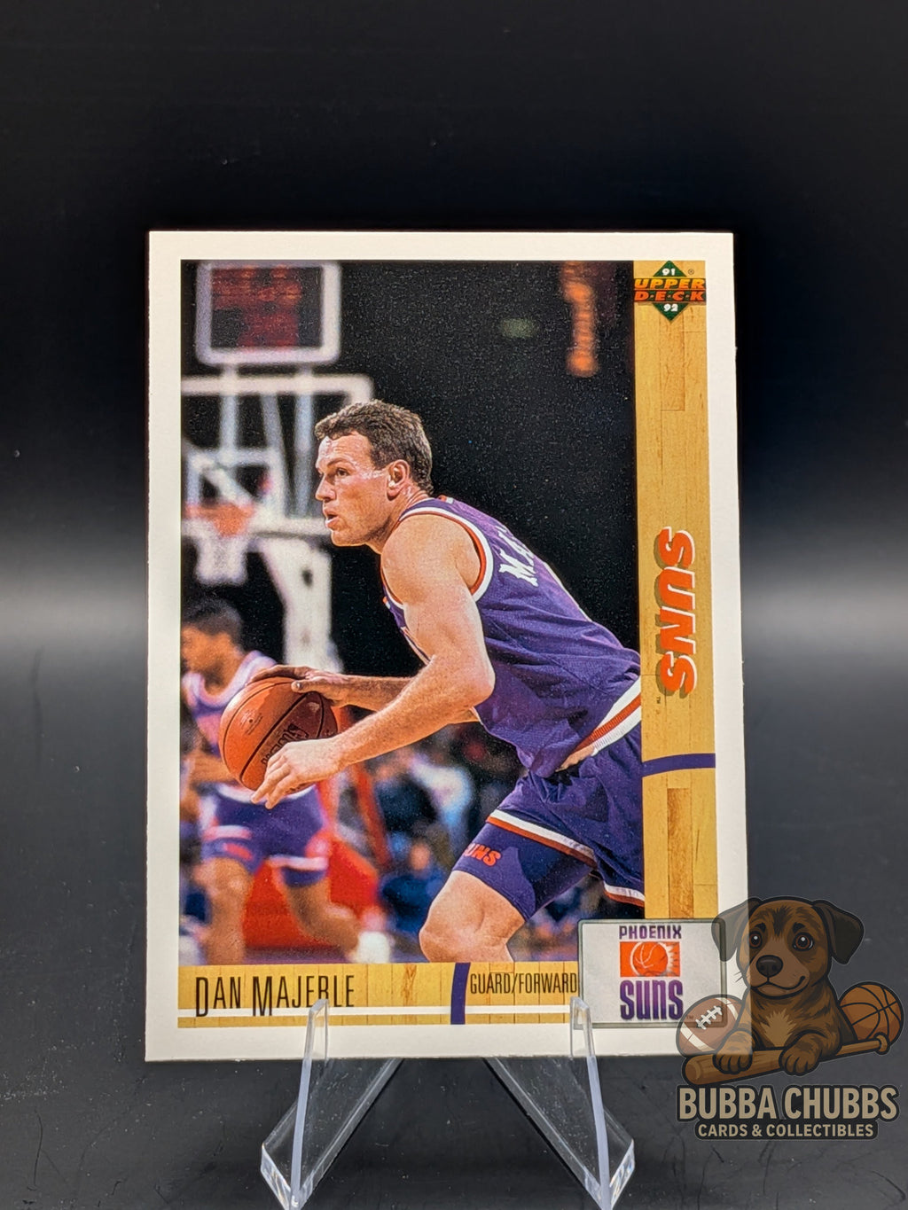 basketball trading card featuring dan majerle upper deck 90's era