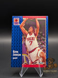basketball trading card of Kevin Johnson  of the phoenix suns fleer 