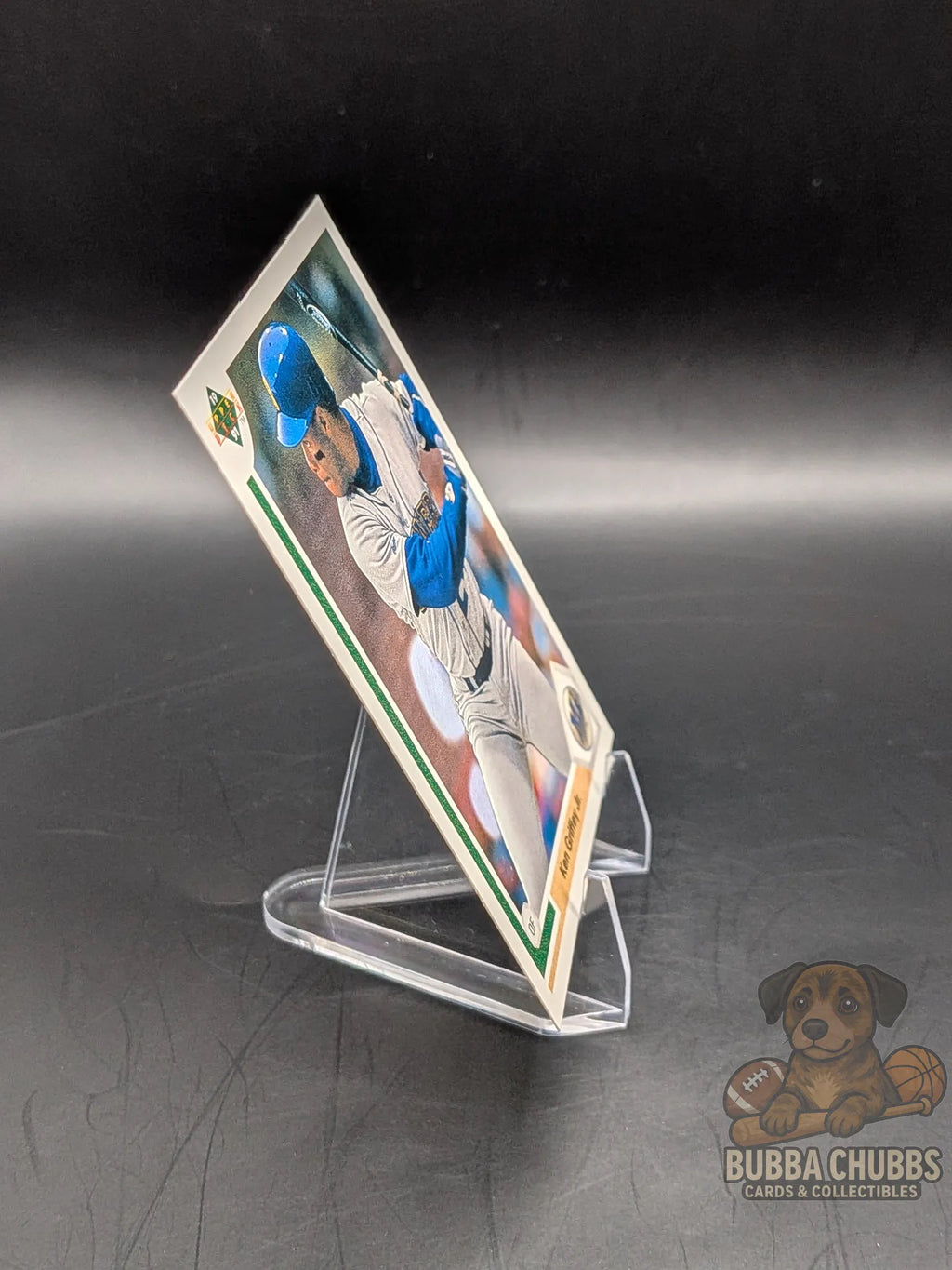 Baseball trading card of Ken Griffey Jr.  of the Seattle mariners upper deck 