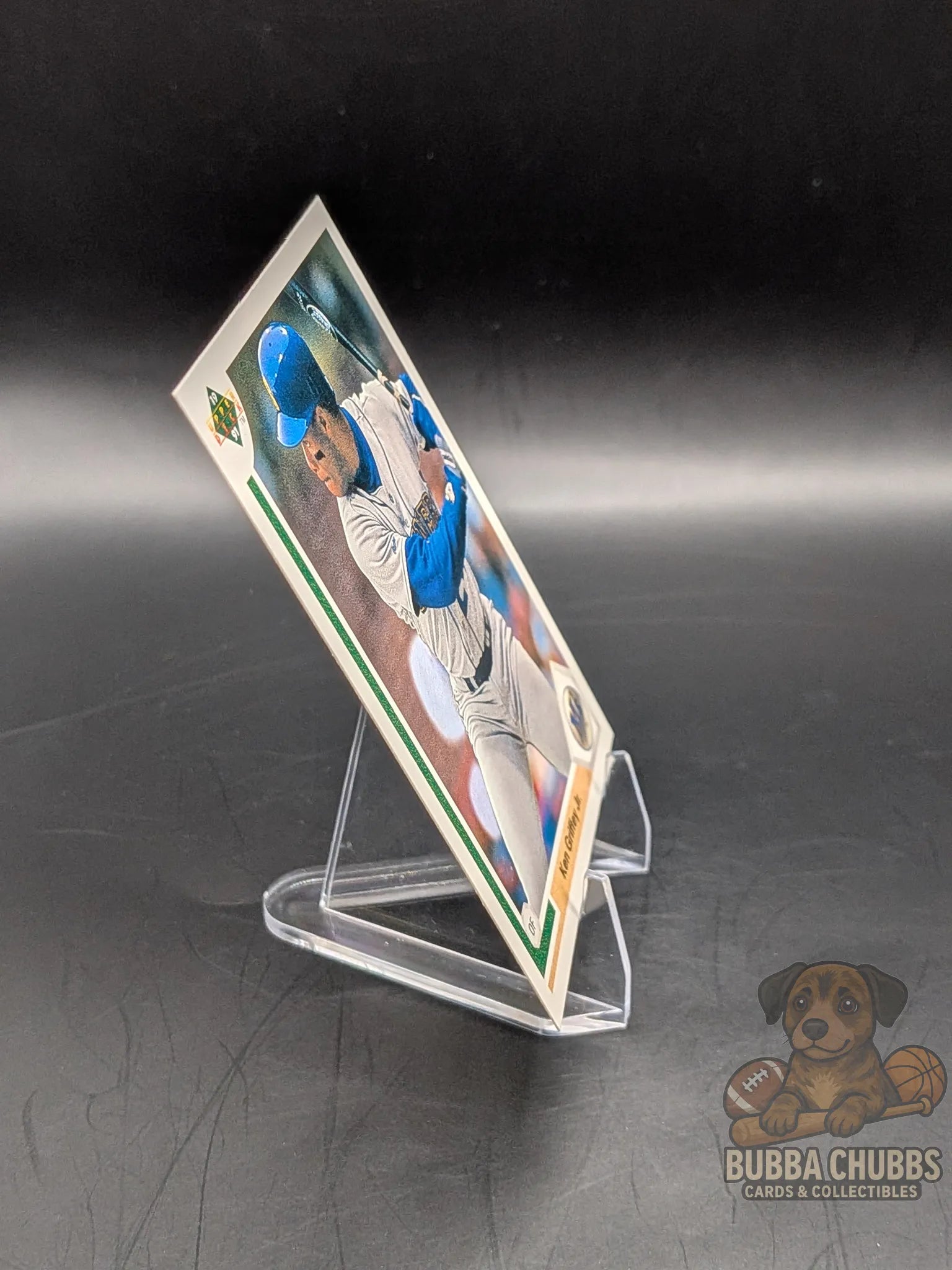 Baseball trading card of Ken Griffey Jr.  of the Seattle mariners upper deck 