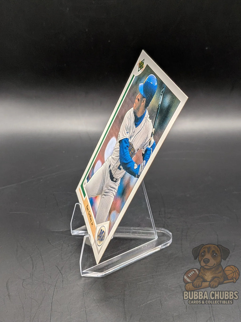 Baseball trading card of Ken Griffey Jr.  of the Seattle mariners upper deck 