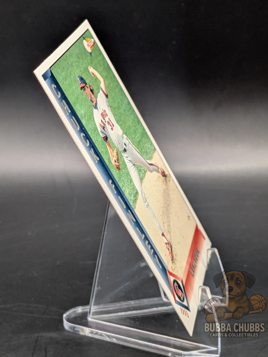 90's era Baseball trading card of Chuck Finley pacific trading company Primera Edicion en Espanol