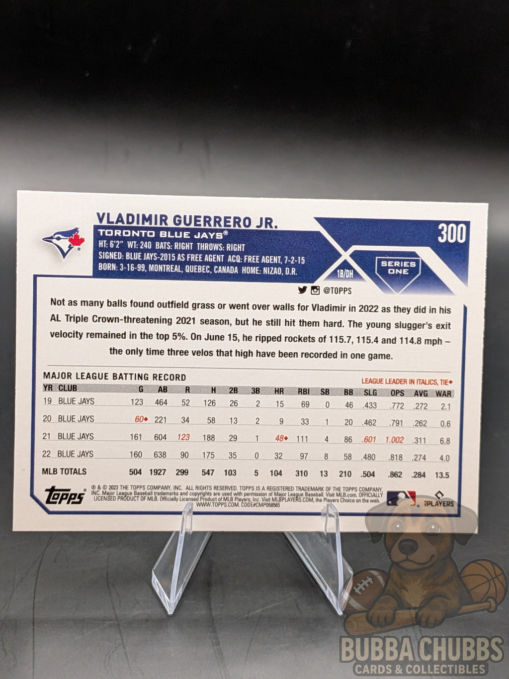 2023-topps-series-one-vladimir-guerrero-jr-300