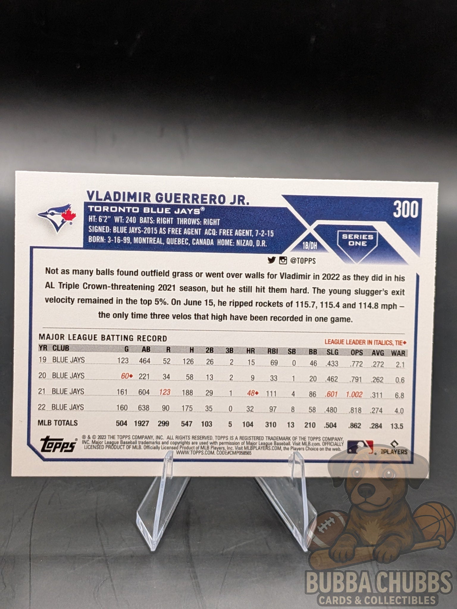 2023-topps-series-one-vladimir-guerrero-jr-300