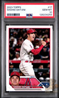 Topps PSA graded 10 Shohei Ohtani Los Angeles Angels 