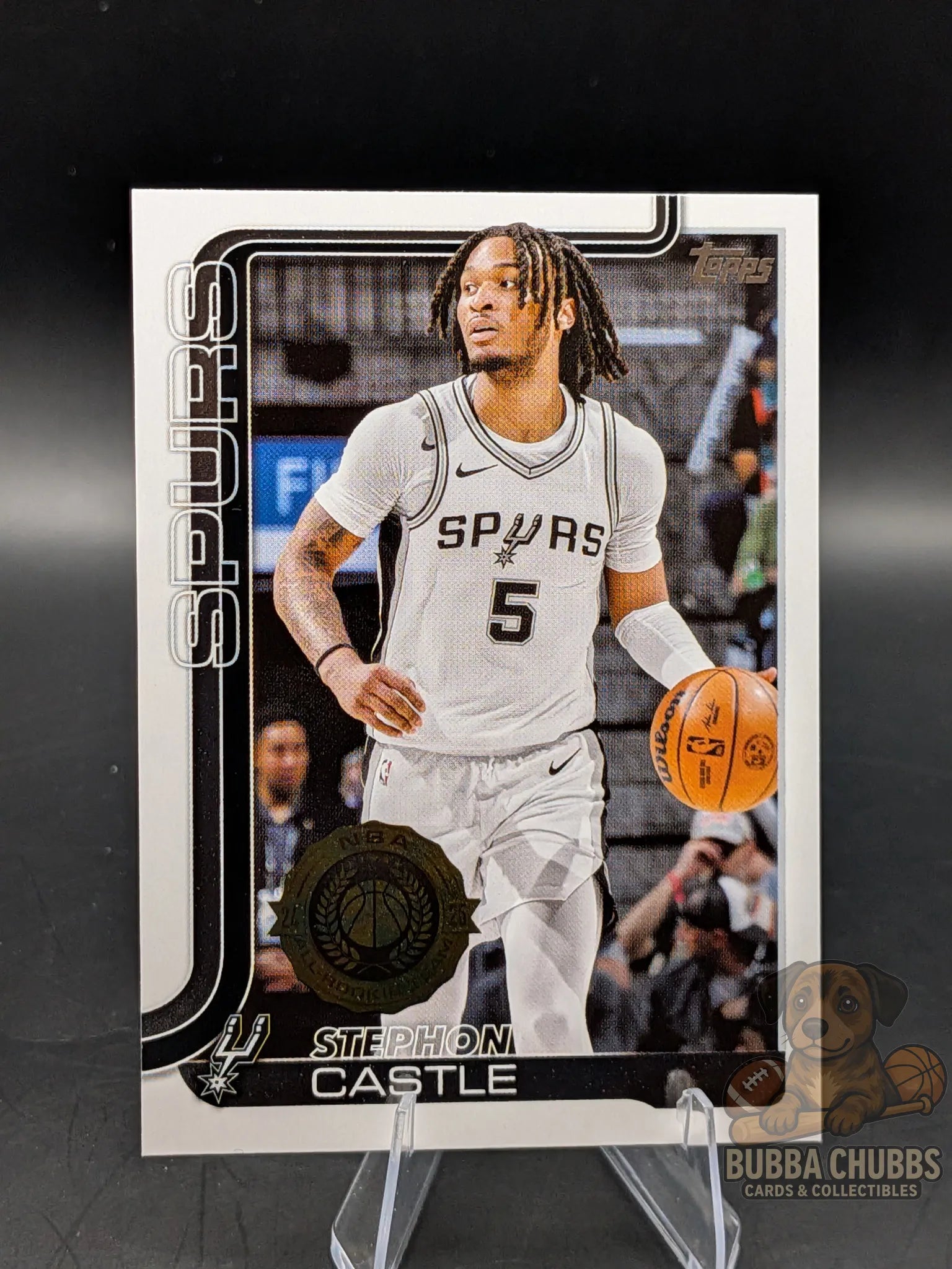 Basketball trading card rookie topps flagship all rookie team insert stephon castle