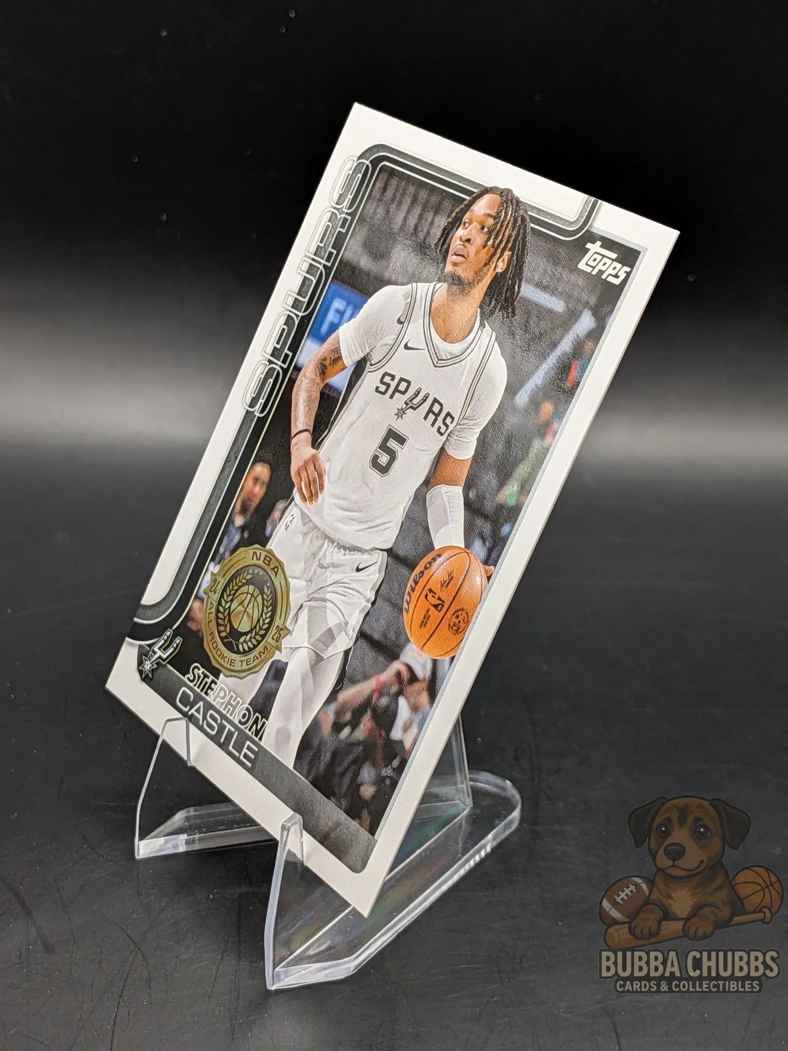Basketball trading card rookie topps flagship all rookie team insert stephon castle