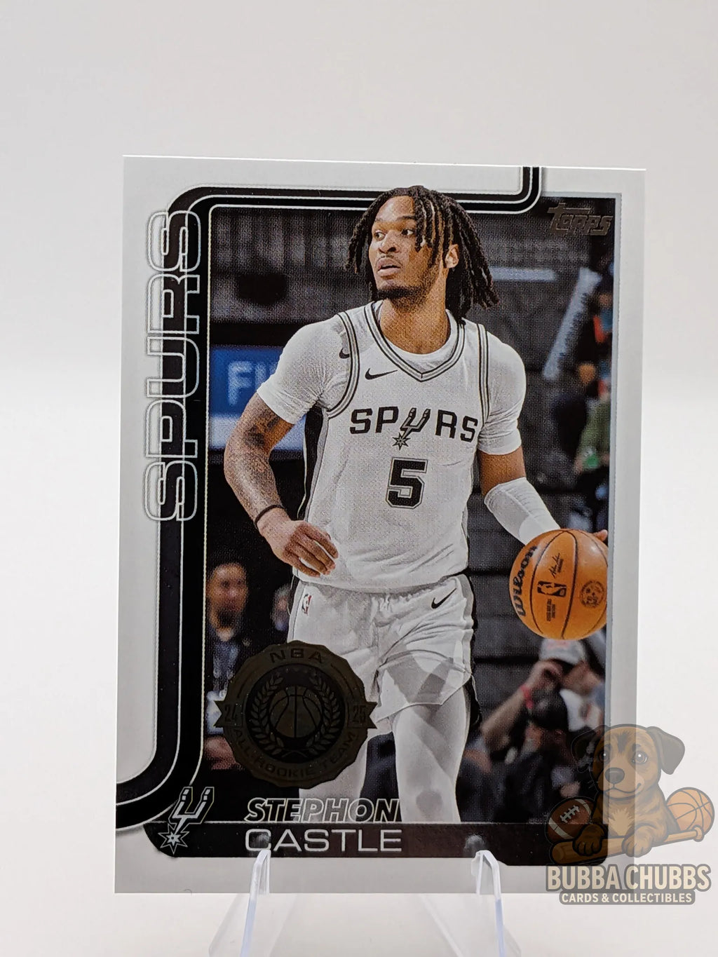 Basketball trading card rookie topps flagship all rookie team insert stephon castle