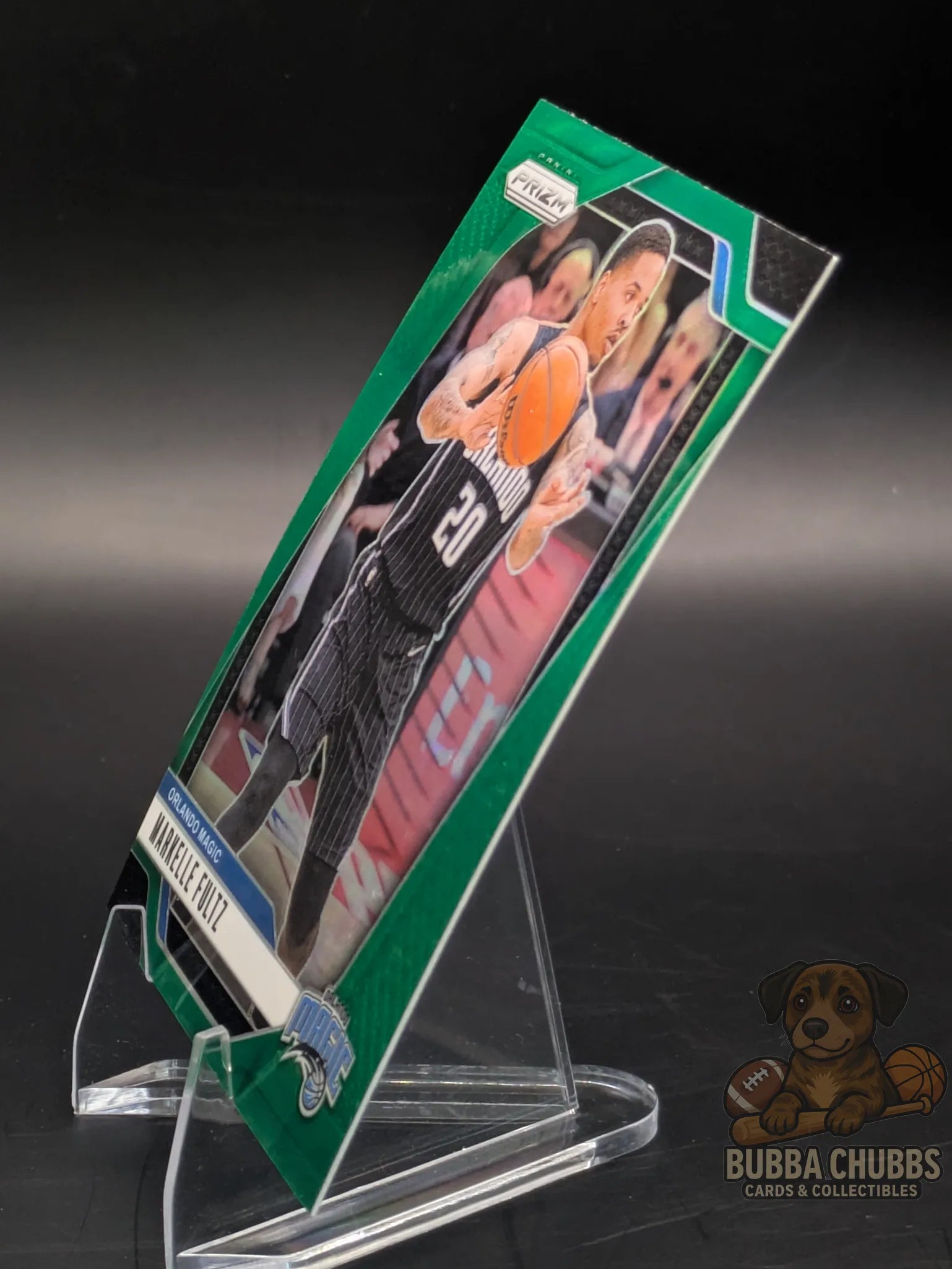 Basketball trading card featuring Markelle Fultz of the Orlando Magic Panini Prizm Green Parallel