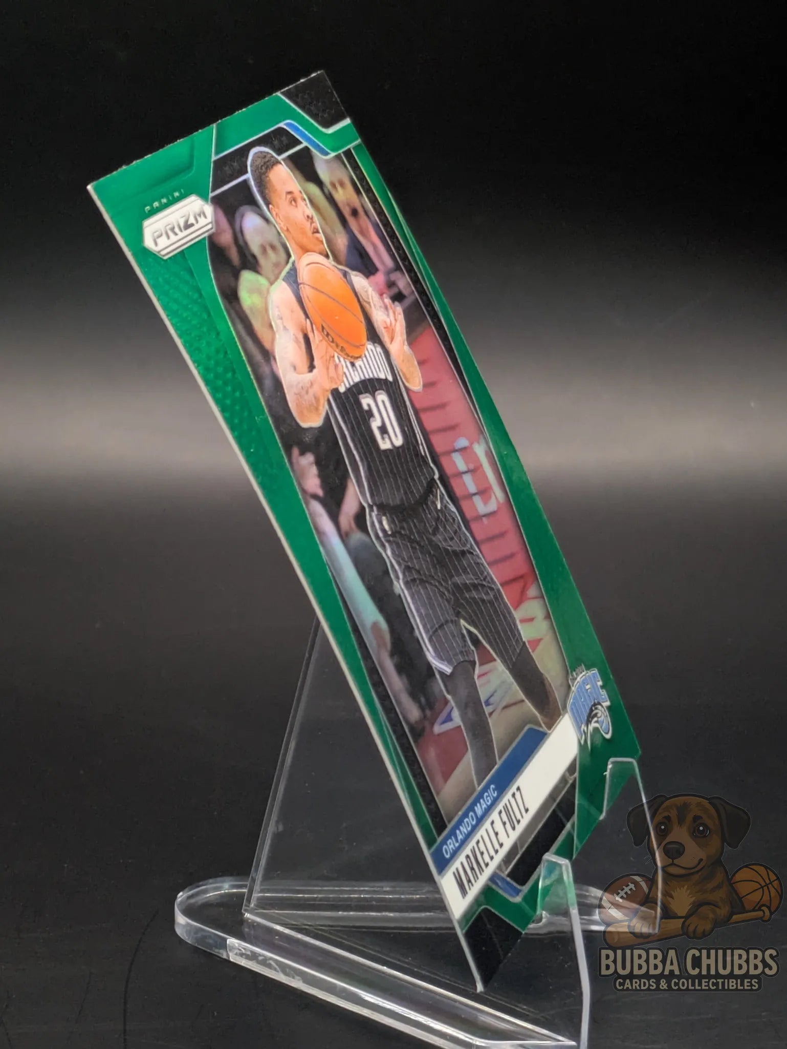 Basketball trading card featuring Markelle Fultz of the Orlando Magic Panini Prizm Green Parallel