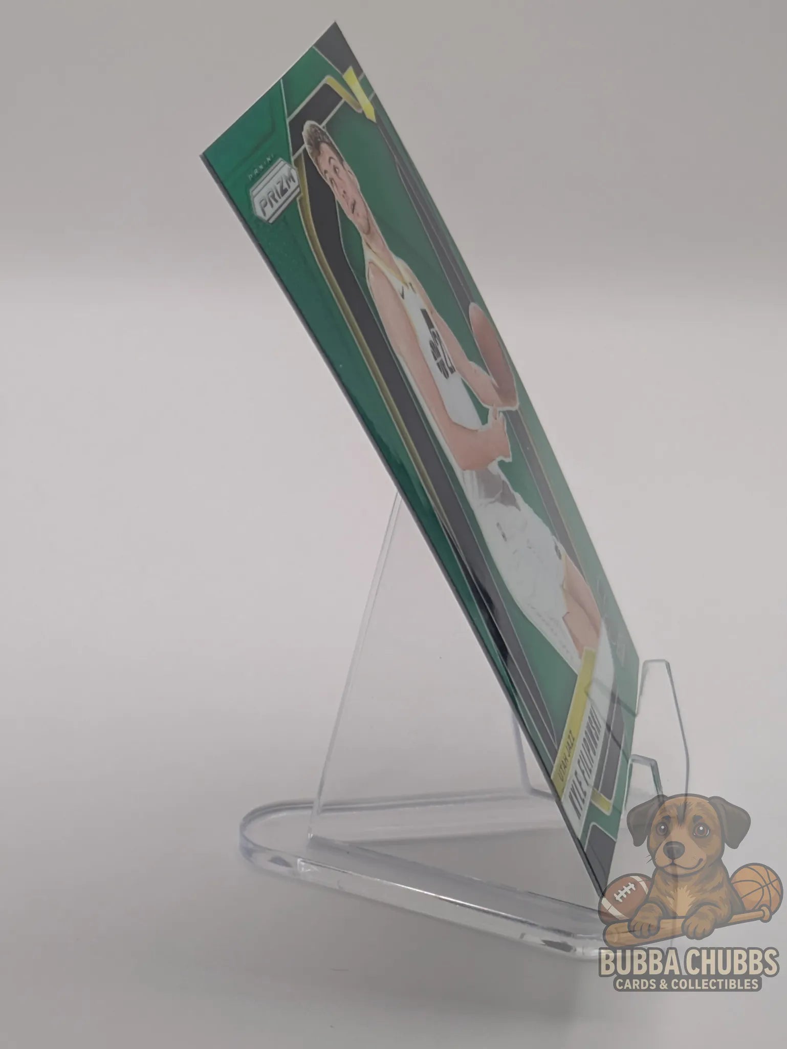 Basketball rookie trading card featuring Kyle Filipowski of the Utah Jazz Panini Prizm Green Parallel