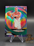 Basketball trading card featuring Alexandre Sarr of the Washington wizards panini prizm instant impact insert green parallel rookie