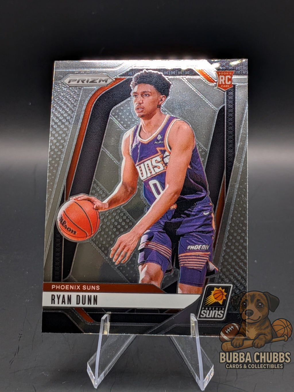 Basketball trading card of Ryan Dunn from the Phoenix Suns panini prizm rookie 