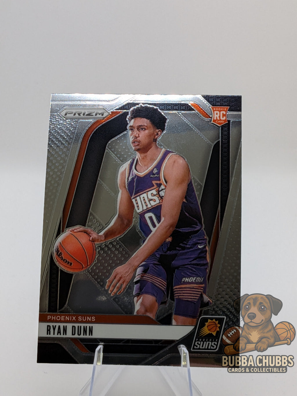 Basketball trading card of Ryan Dunn from the Phoenix Suns panini prizm rookie 