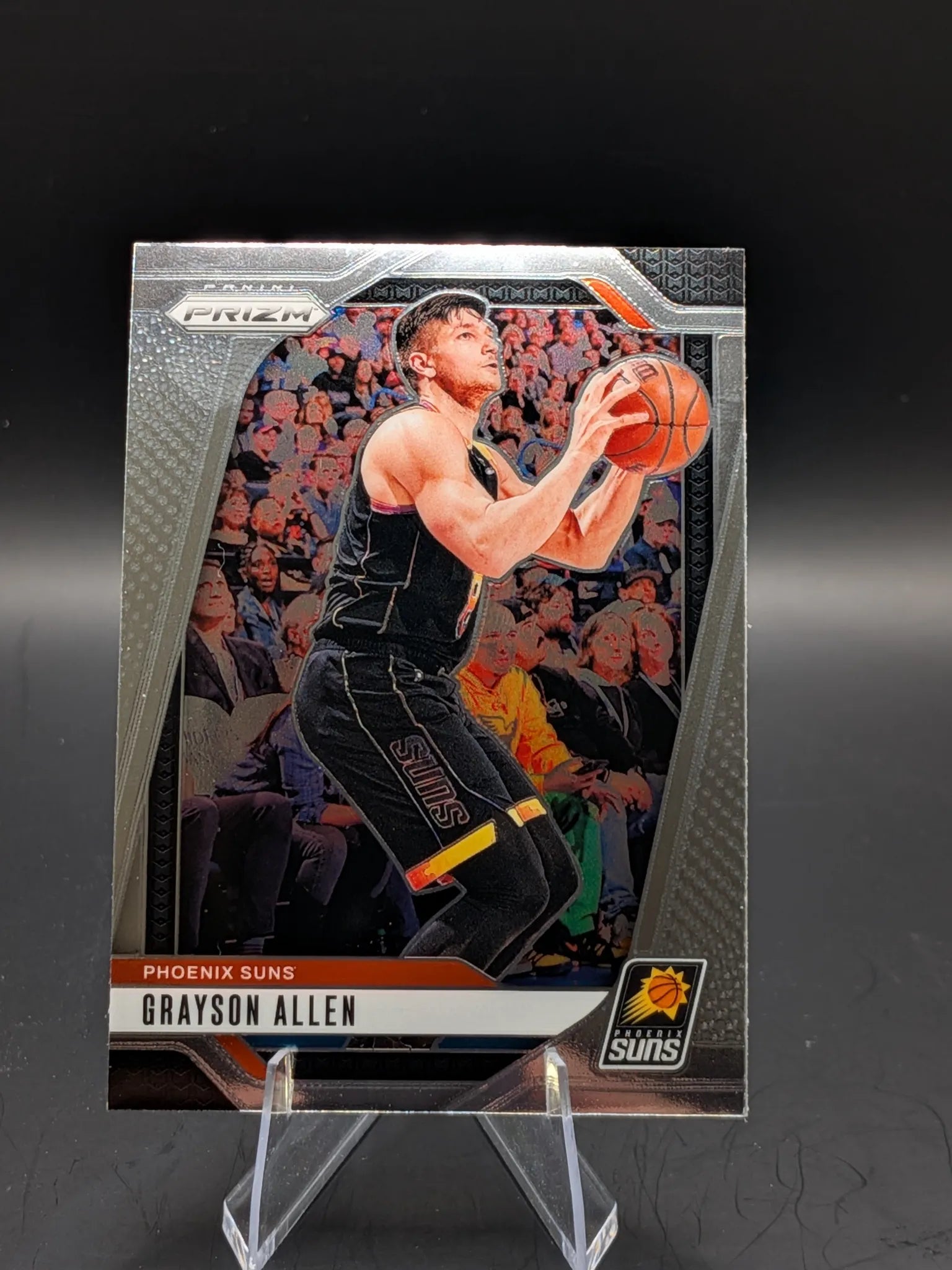 Basketball trading card featuing Grayson Allen panini prizm