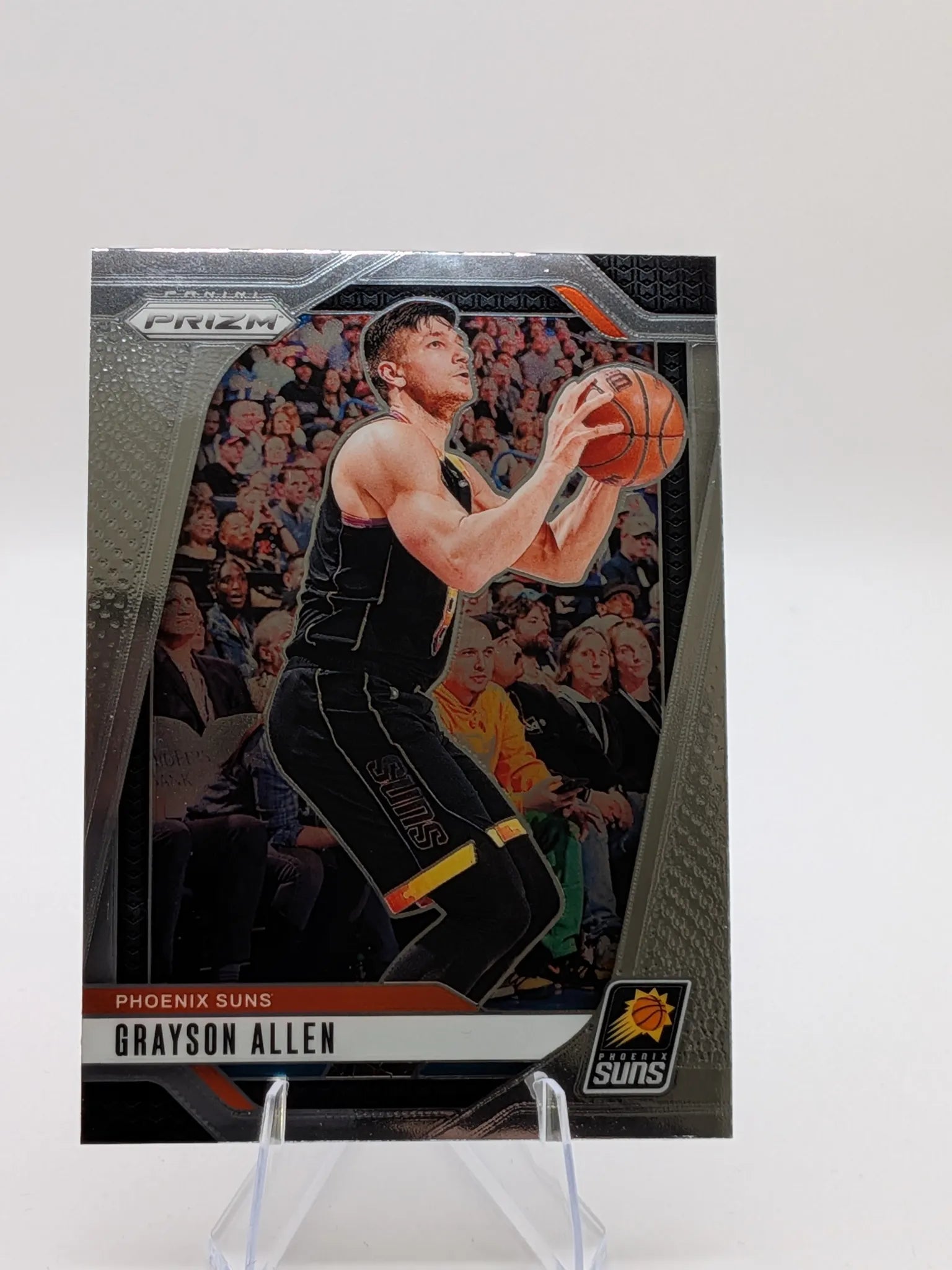 Basketball trading card featuing Grayson Allen panini prizm