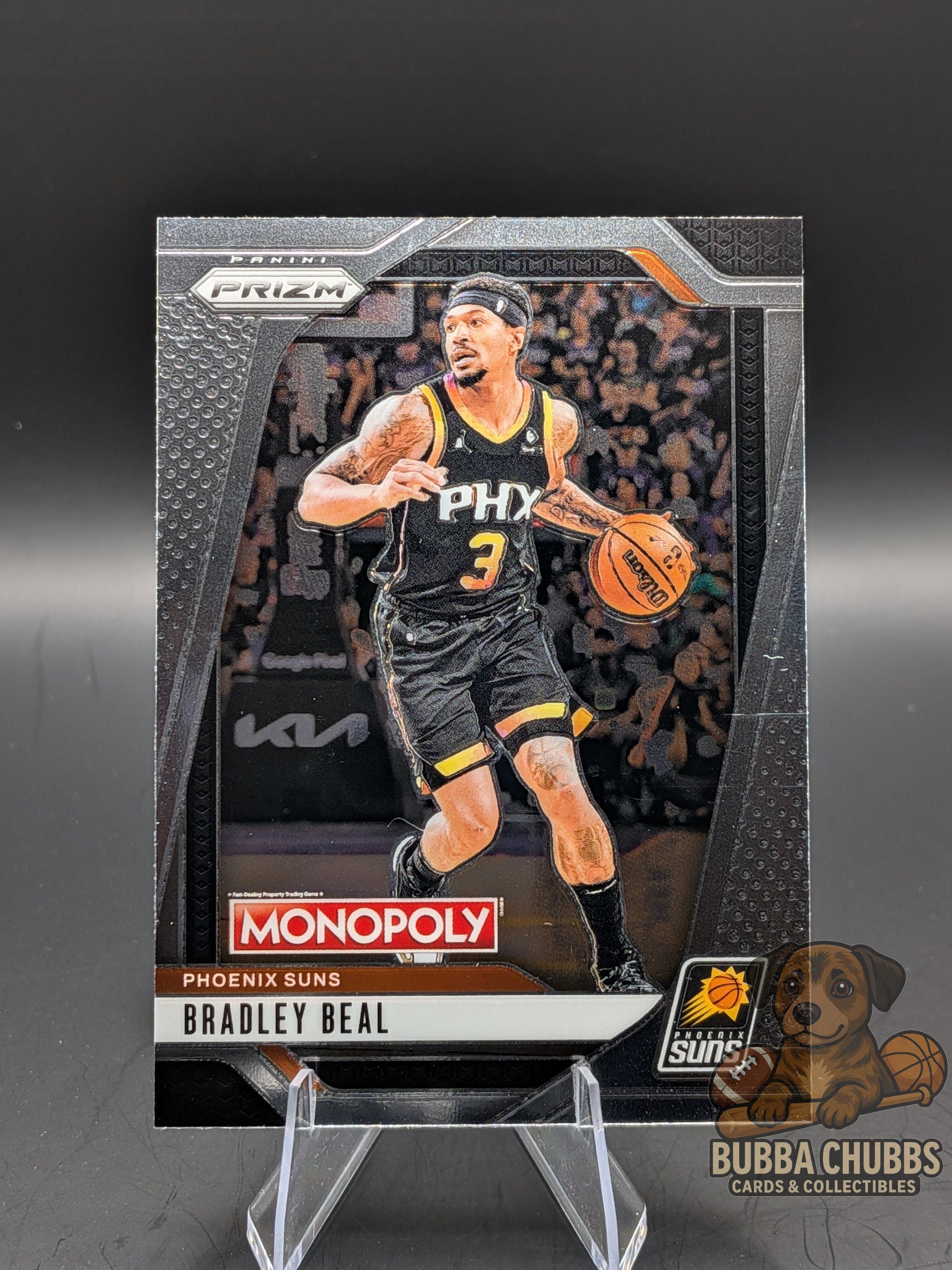 basketball trading card bradley beal panini prizm monopoly