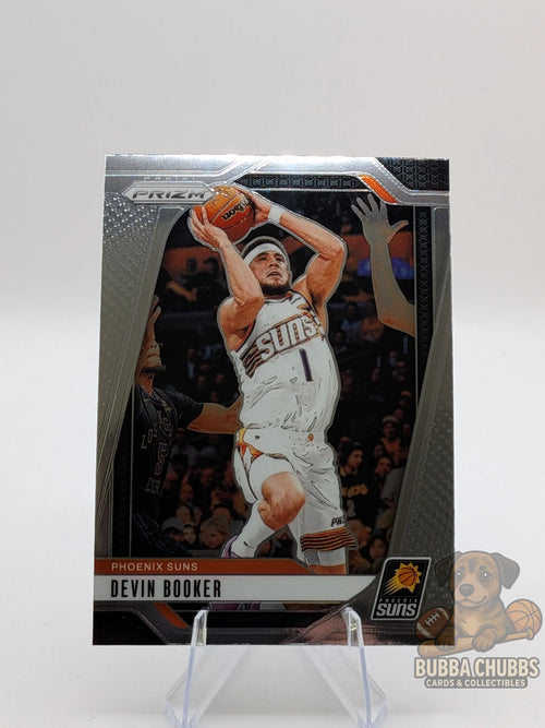 Basketball trading card featuring Devin Booker of the Phoenix Suns topps chrome