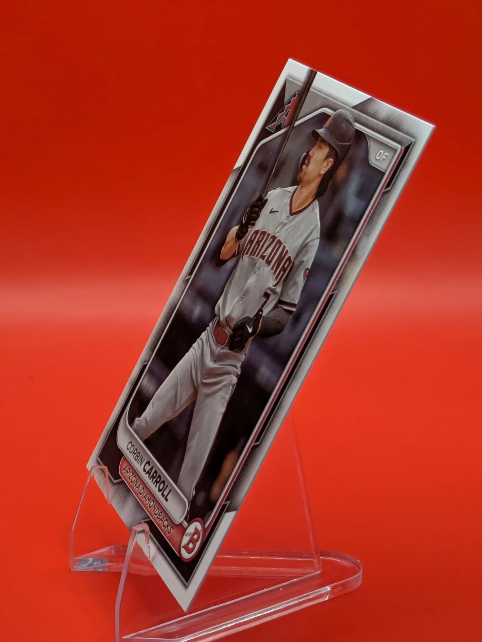 Baseball trading card of Corbin Carroll Arizona Diamondbacks Bowman Base