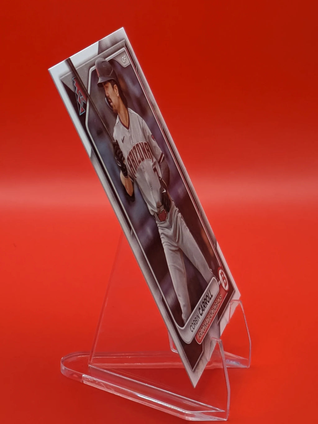 Baseball trading card of Corbin Carroll Arizona Diamondbacks Bowman Base