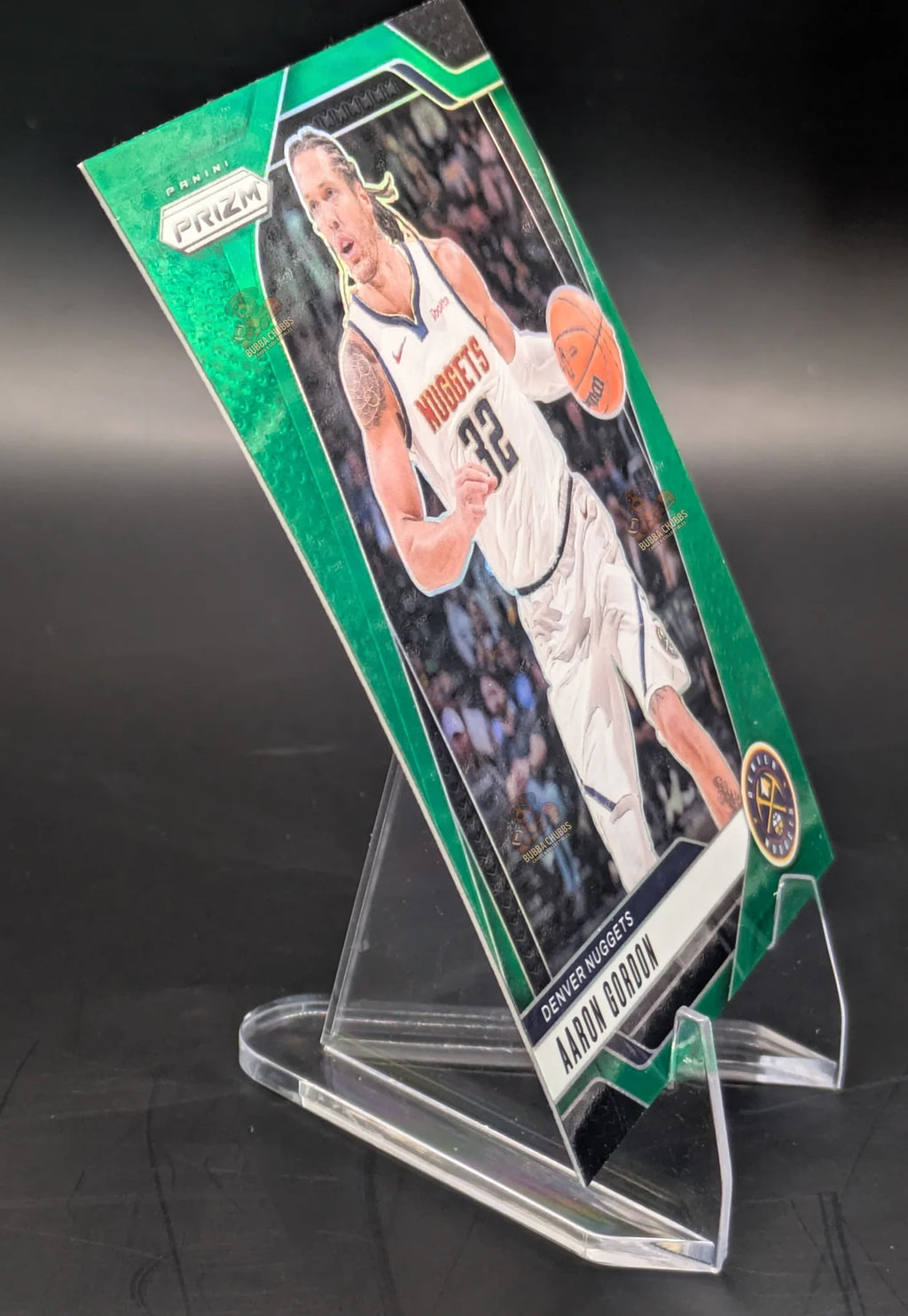 Basketball Trading Card of Aaron Gordon Panini Prizm Green parallel 2024 Denver Nuggets