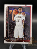 Basketball trading card of Derik Queen of the New Orleans Pelicans topps flagship rookie