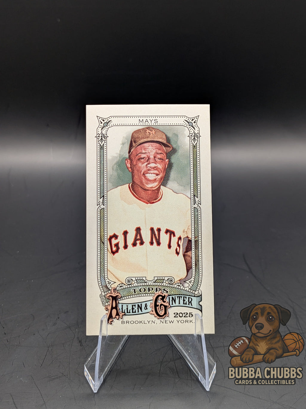 2025 Topps Allen & Ginter Willie Mays Mini #355 Short Print Exclusive
