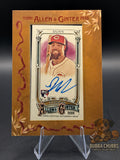 Baseball trading card Topps Allen & Ginter blue signature rookie autograph mini Allen & Ginter of Blake Dunn
