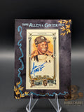 Non-sport trading card featuring A Boogie wit da Hoodie rapper topps allen & ginter numbered autograph black frame blue ink