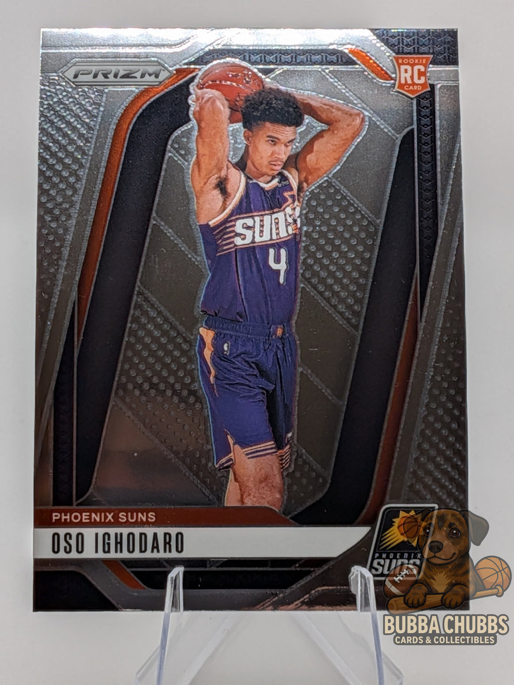 Basketball trading card of Oso Ighodaro of the Suns Panini Prizm Rookie