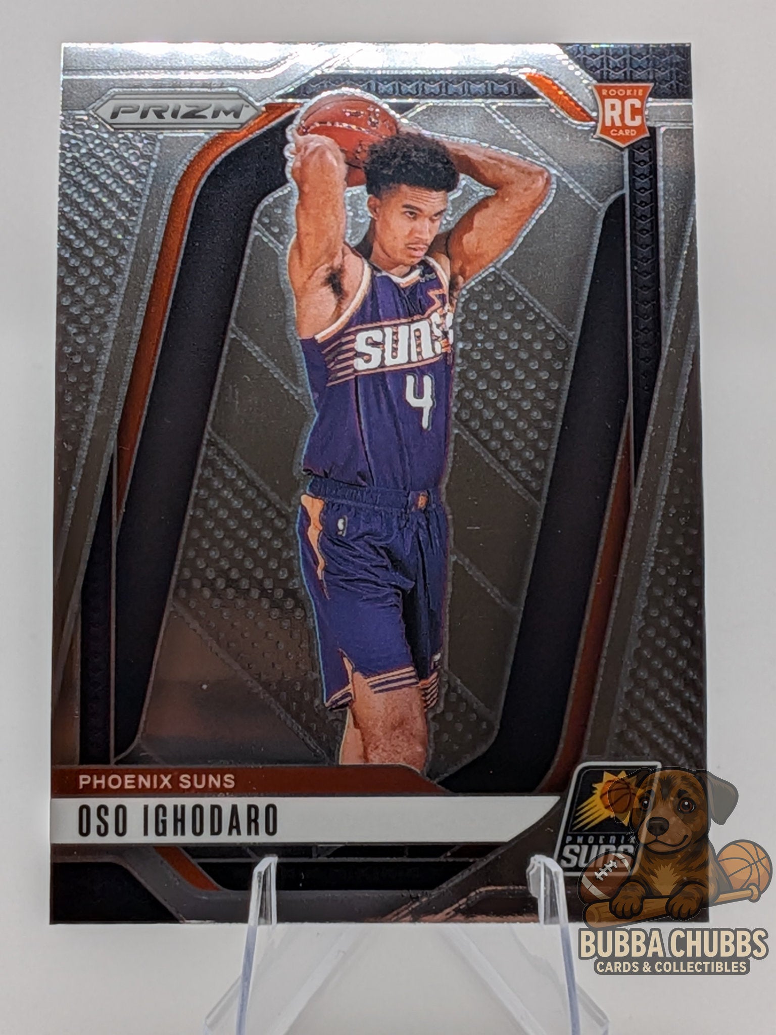 Basketball trading card of Oso Ighodaro of the Suns Panini Prizm Rookie
