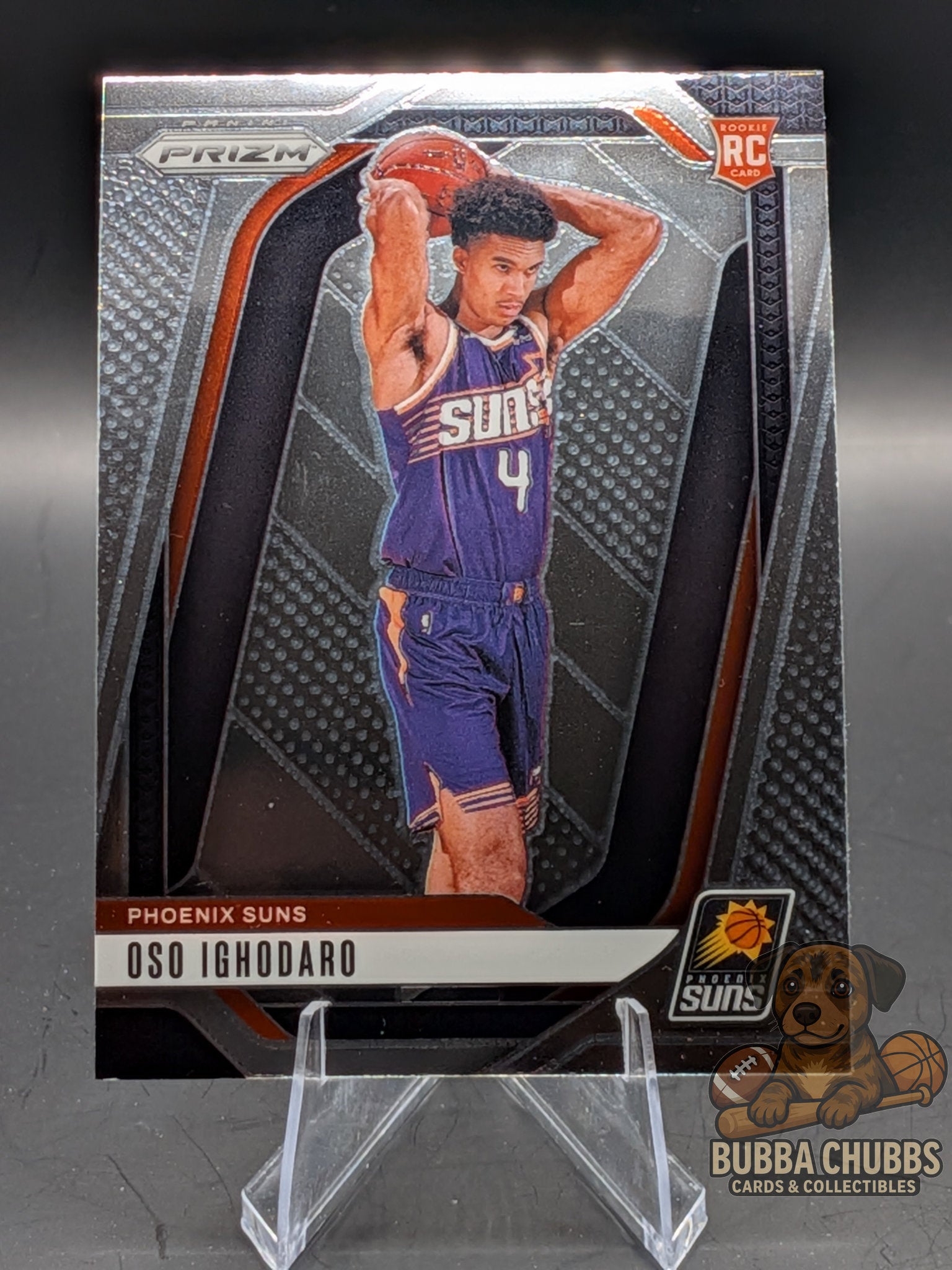 Basketball trading card of Oso Ighodaro of the Suns Panini Prizm Rookie