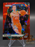 Basketball trading card of Steve Nash of the Suns panini prizm legends red cracked ice