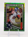 Baseball trading card of Devin Singletary in a New York Giants uniform Panini Score Green Bats Foil Score-A-Treat 