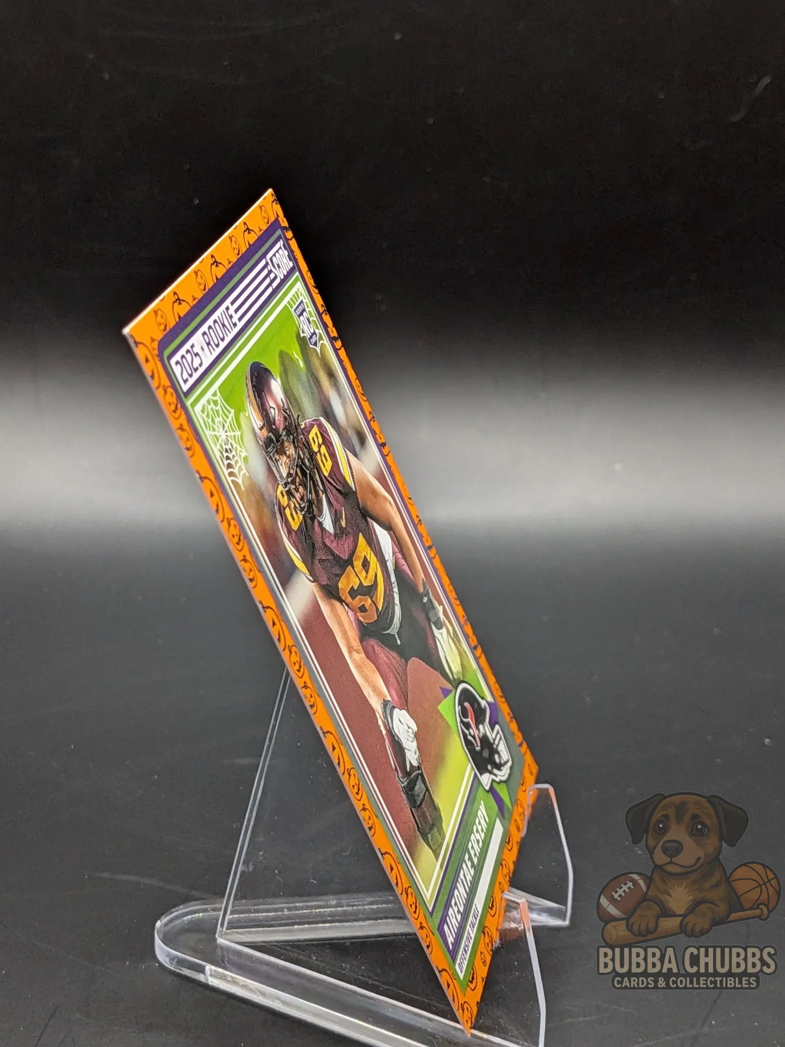 Football card of Aireontae Ersery on the Houston Texans a lineman Panini Score-A-Treat Rookie