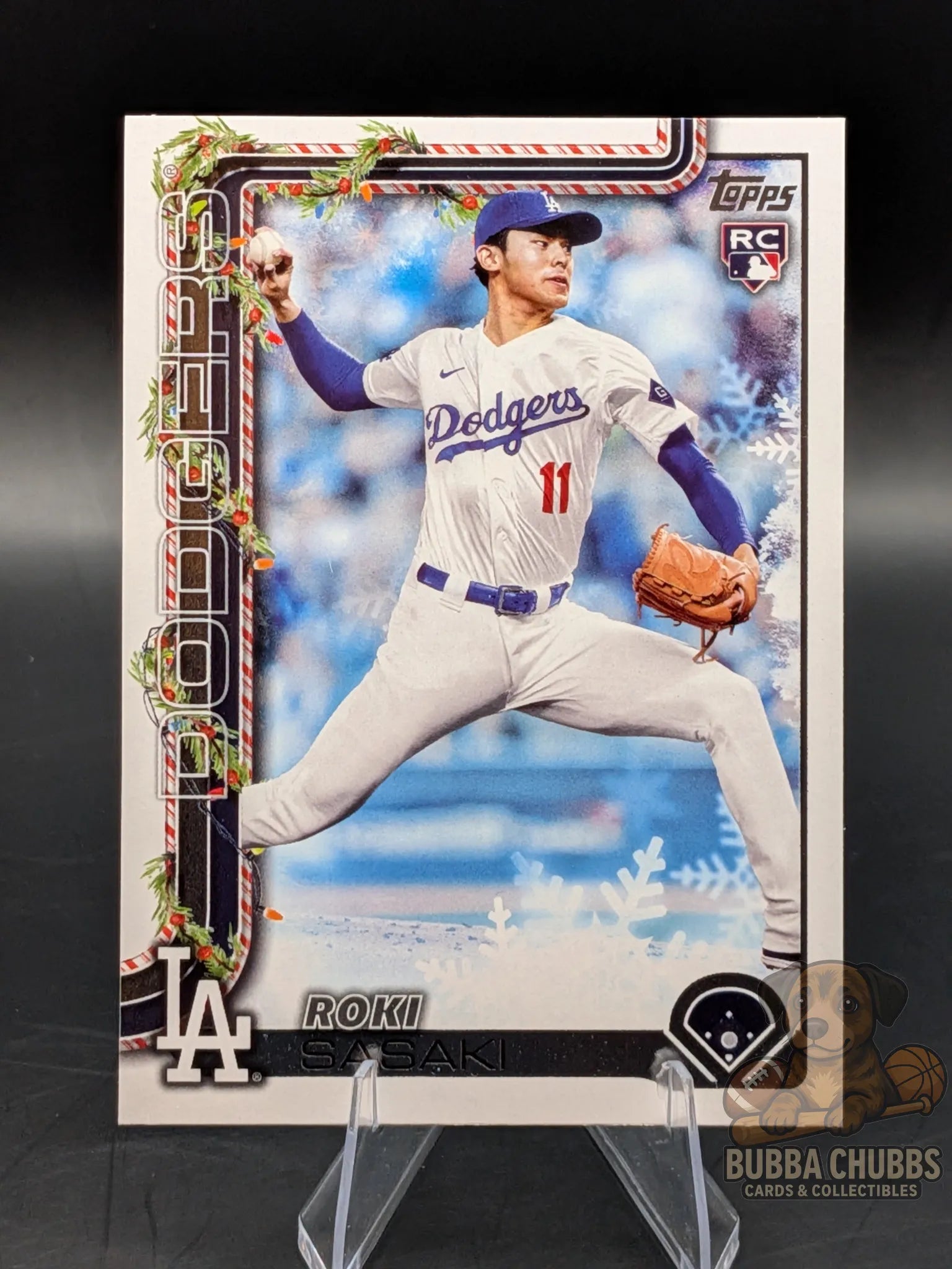 2025 Topps Rookie Holiday Parallel Roki Sasaki #H23
