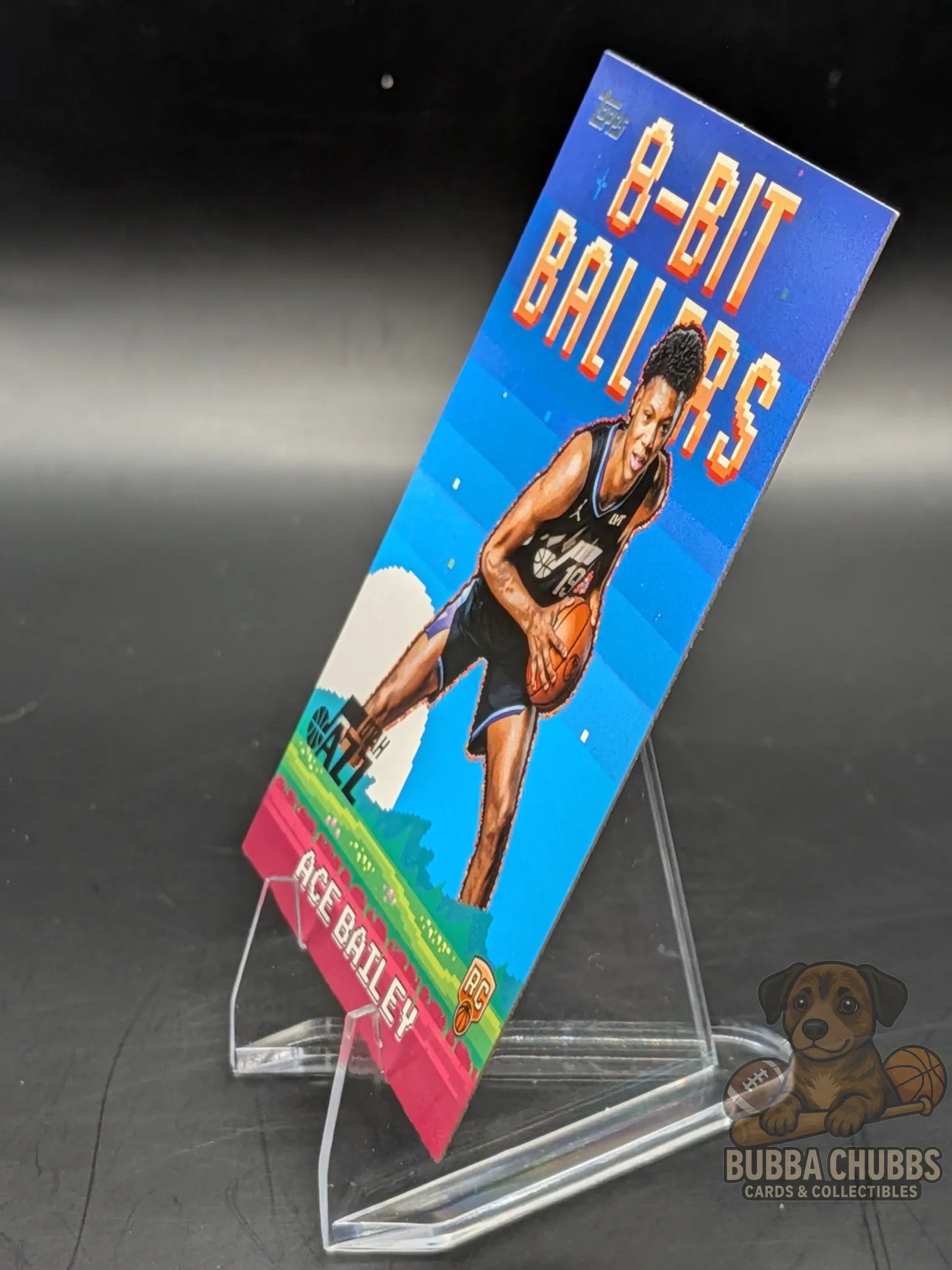 basketball rookie Trading card featuring Ace Bailey of the Utah Jazz topps
