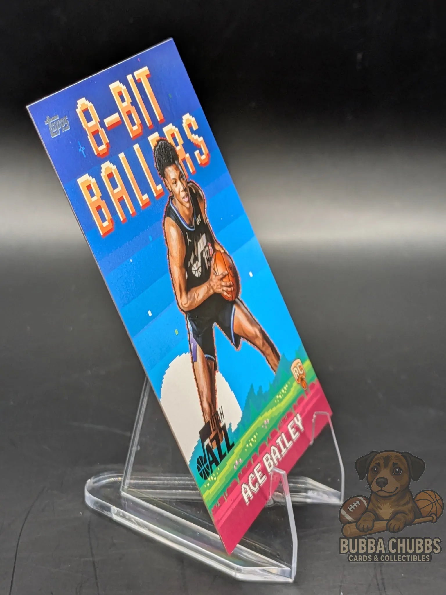 basketball rookie Trading card featuring Ace Bailey of the Utah Jazz topps