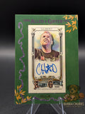 Trading card featuring musician Chad Gilbert topps allen & ginter green framed autograph blue ink numbered /50