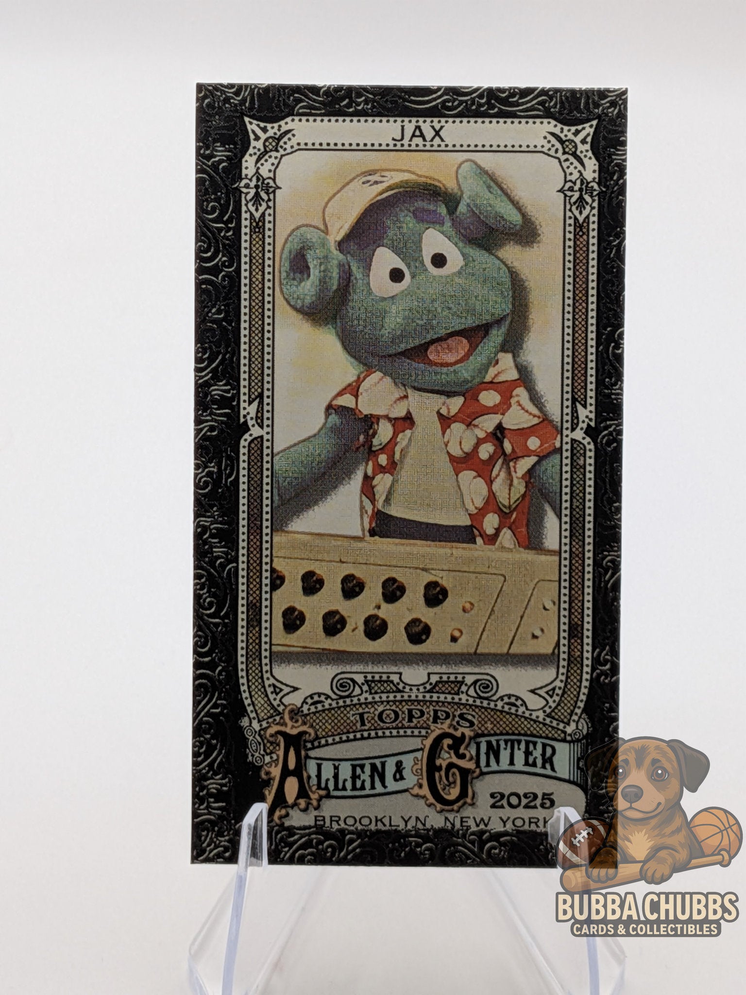 Trading card featuring Jax topps allen & ginter back parallel mini