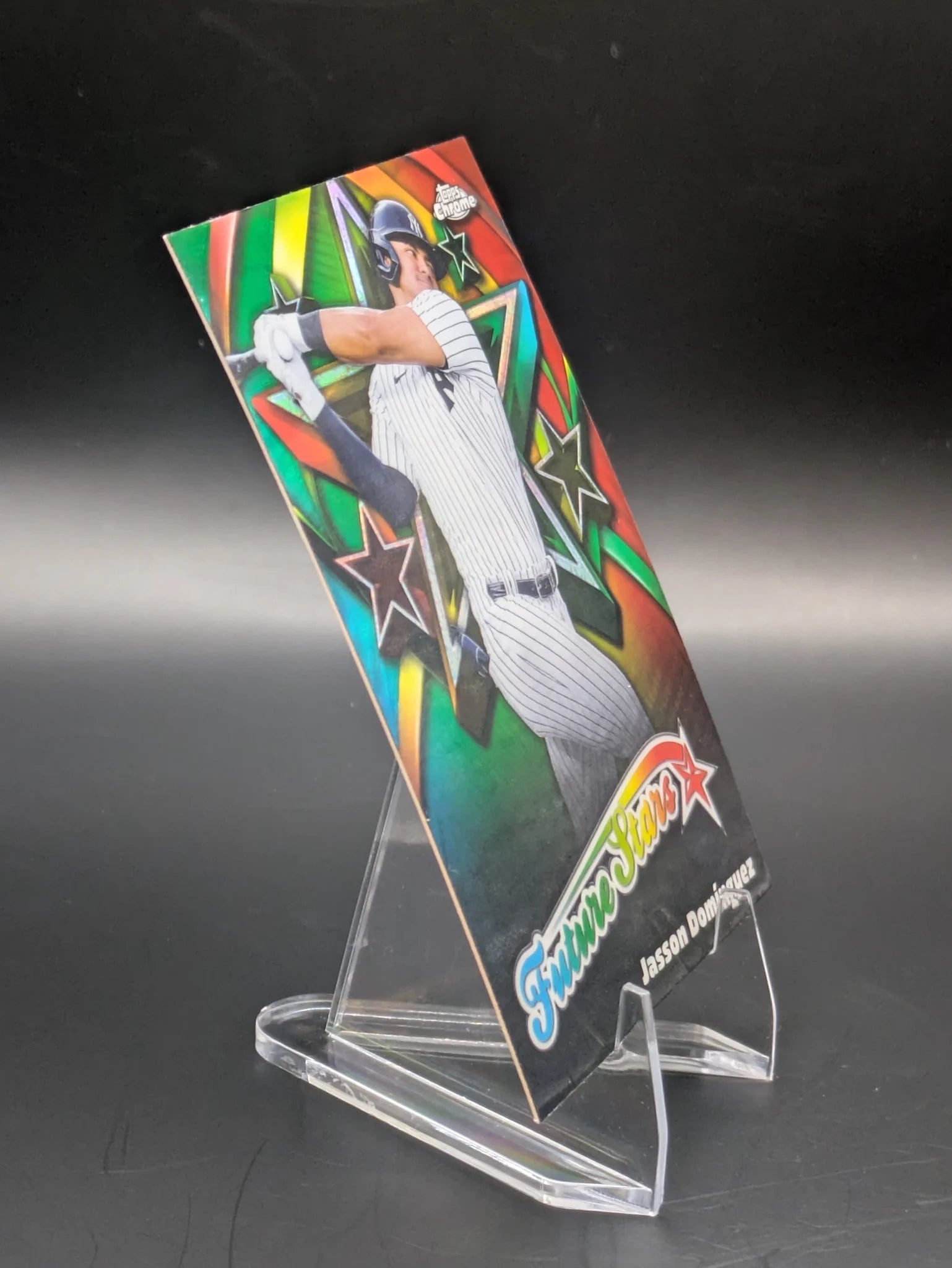 Baseball trading card of Jason Dominguez New York Yankees Topps Insert Future Stars Rookie