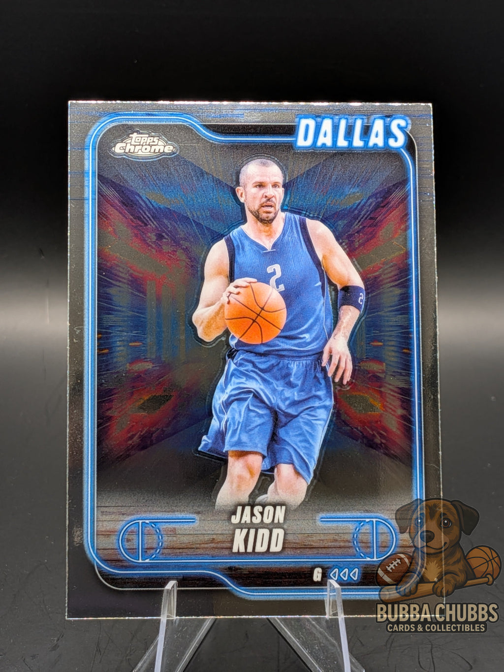 basketball trading card featuring Jason Kidd Topps Chrome