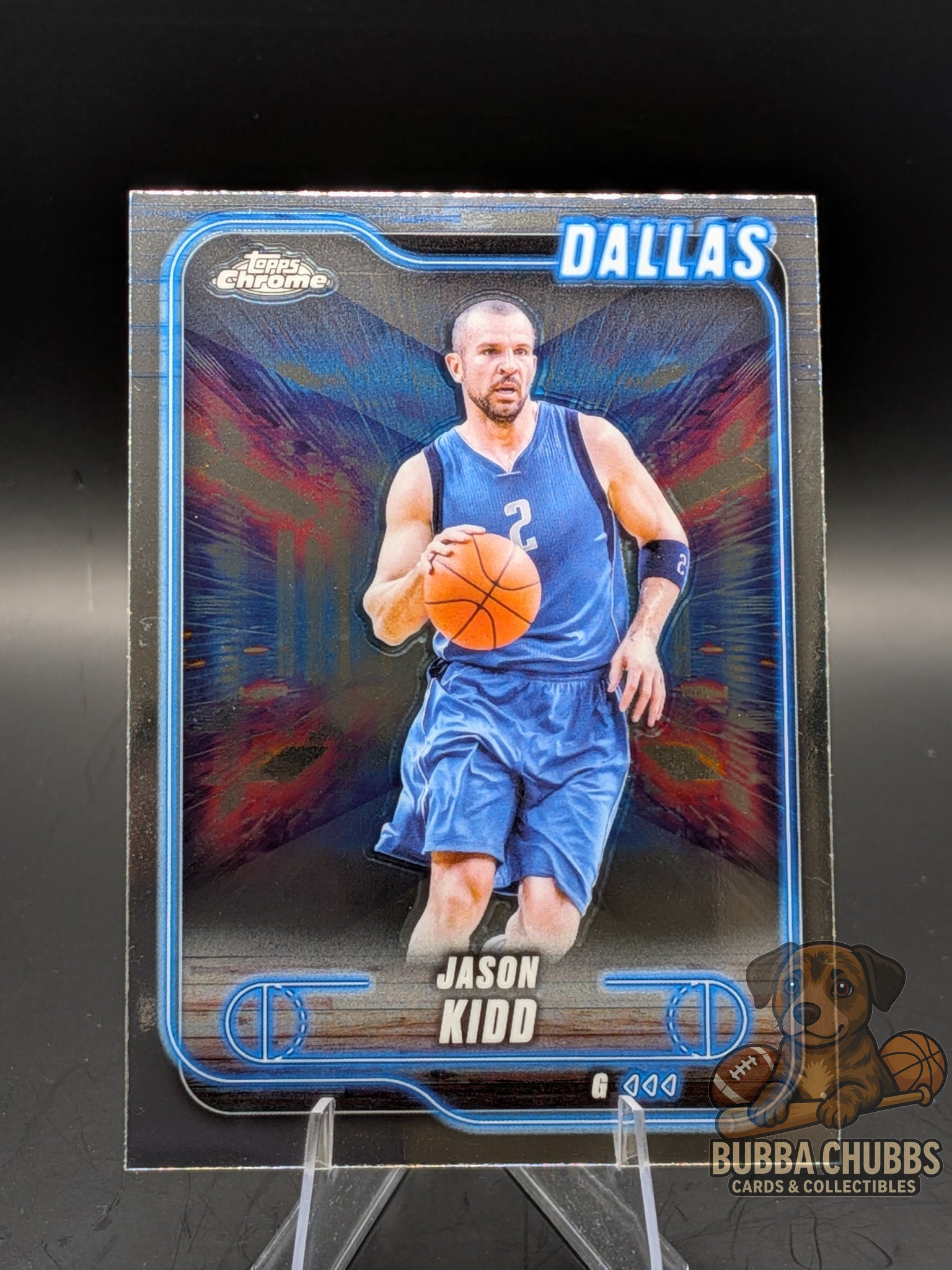 basketball trading card featuring Jason Kidd Topps Chrome