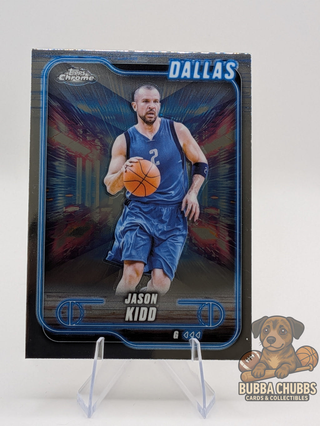 basketball trading card featuring Jason Kidd Topps Chrome
