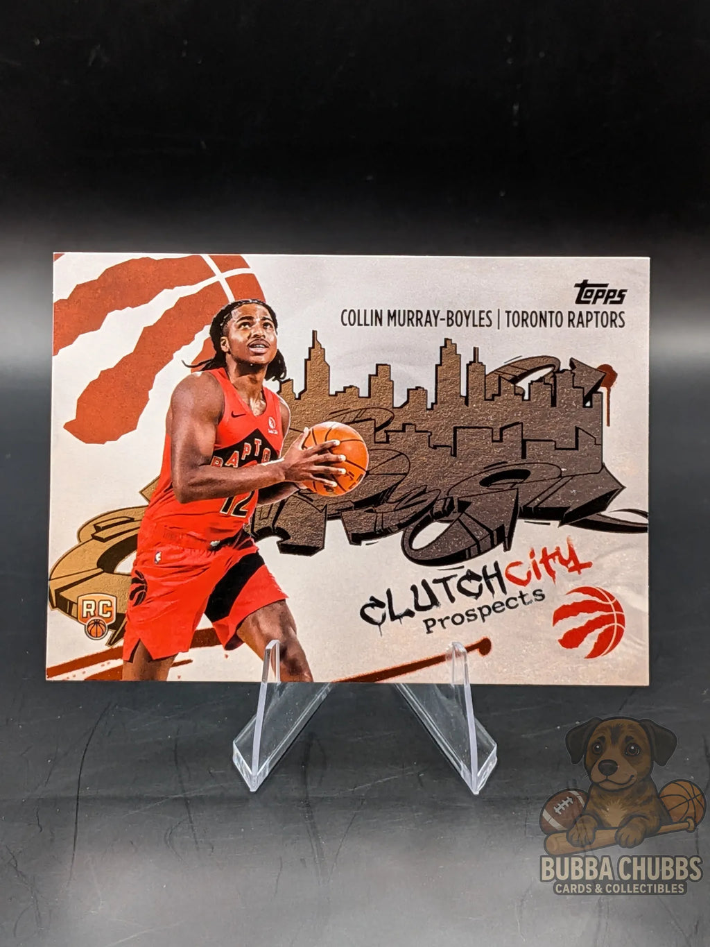 basketball trading card featuring Collin Murray Boyles of the Toronto Raptors