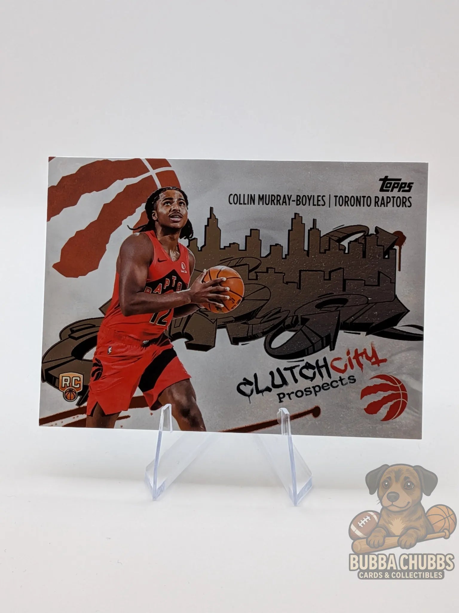 basketball trading card featuring Collin Murray Boyles of the Toronto Raptors